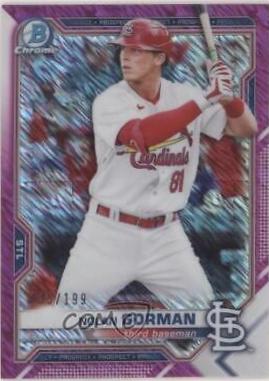 Nolan Gorman [Fuchsia Shimmer Refractor] #BCP-90