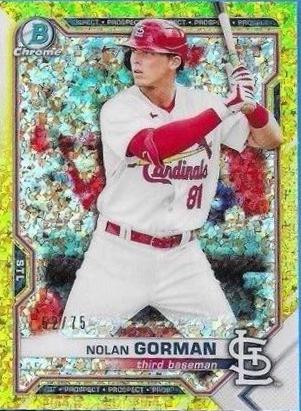 Nolan Gorman [Gold Refractor] #BCP-90