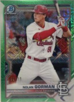 Nolan Gorman [Green Refractor] #BCP-90