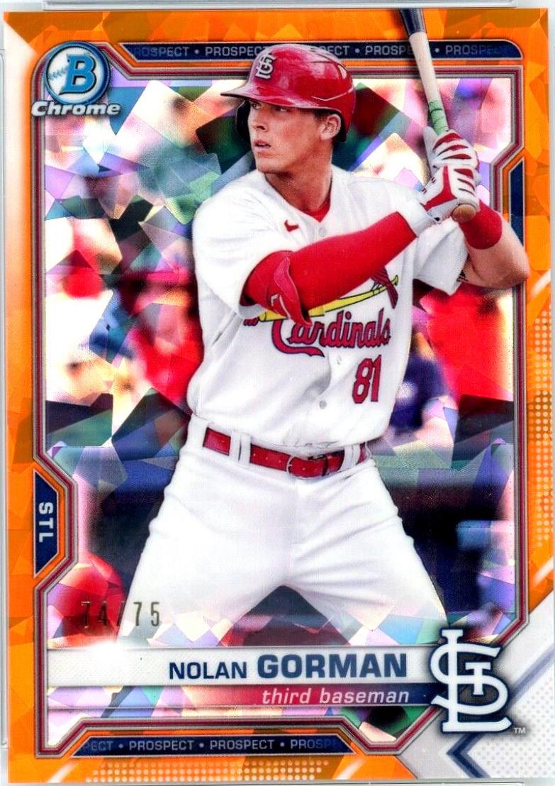 Nolan Gorman [Orange Refractor] #BCP-90