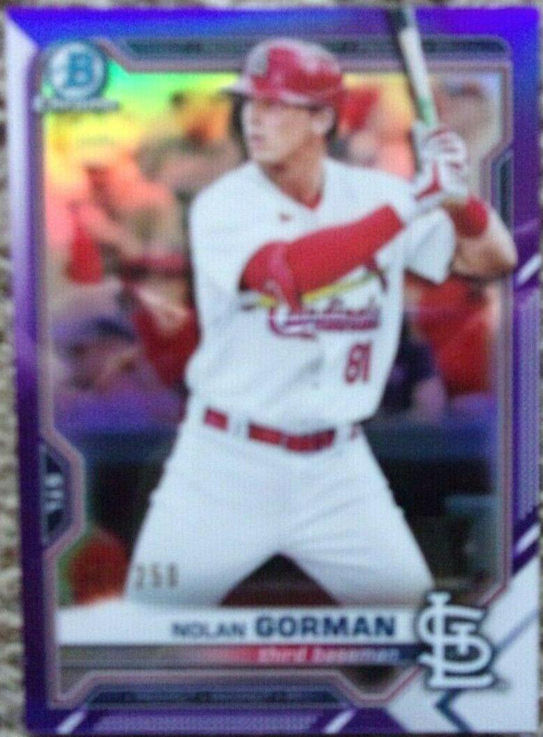 Nolan Gorman [Purple Refractor] #BCP-90