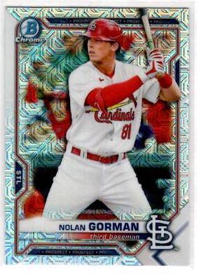 Nolan Gorman [Yellow Refractor Mega Box Mojo] #BCP-90