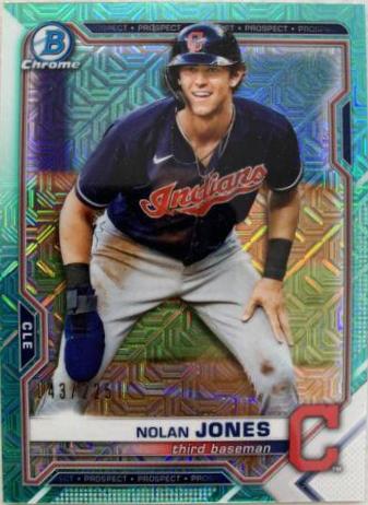 Nolan Jones [Aqua Refractor] #BCP-35