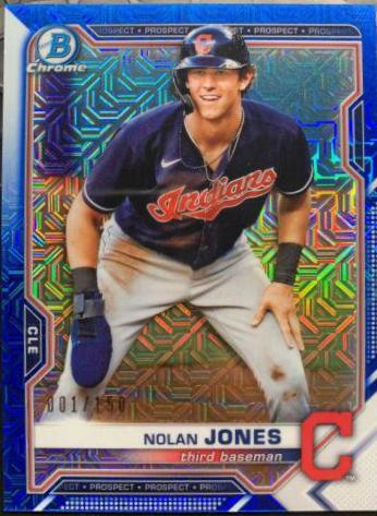 Nolan Jones [Blue Refractor Mega Box Mojo] #BCP-35