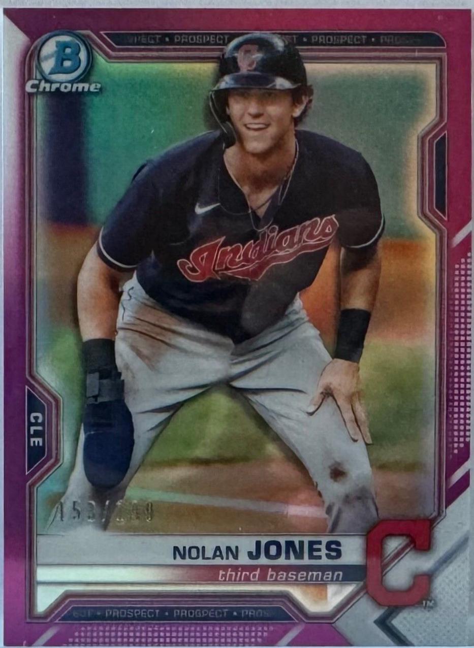 Nolan Jones [Fuchsia Refractor] #BCP-35