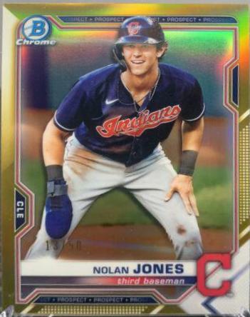 Nolan Jones [Gold Refractor] #BCP-35