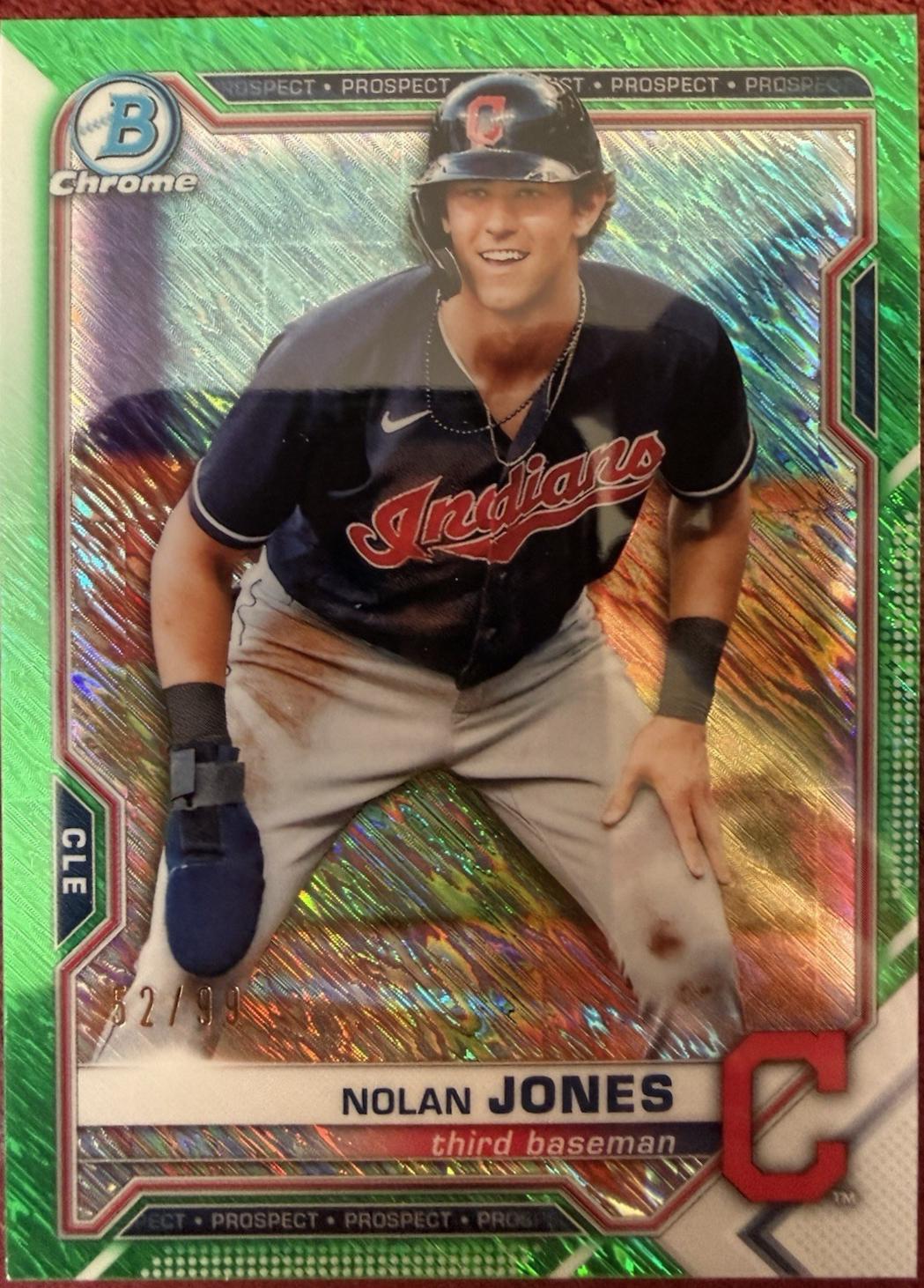 Nolan Jones [Green Refractor Mega Box Mojo] #BCP-35