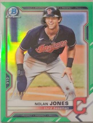 Nolan Jones [Green Refractor] #BCP-35