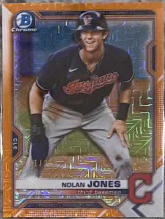 Nolan Jones [Orange Refractor Mega Box Mojo] #BCP-35