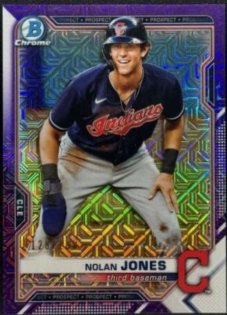 Nolan Jones [Purple Refractor Mega Box Mojo] #BCP-35