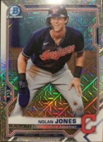 Nolan Jones [Yellow Refractor Mega Box Mojo] #BCP-35