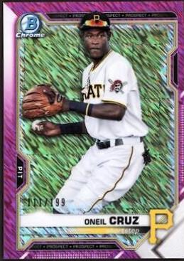 Oneil Cruz [Fuchsia Shimmer Refractor] #BCP-24