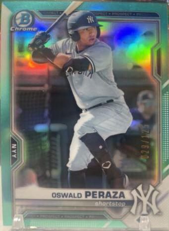Oswald Peraza [Aqua Refractor] #BCP-50