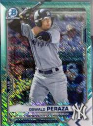 Oswald Peraza [Aqua Shimmer Refractor] #BCP-50