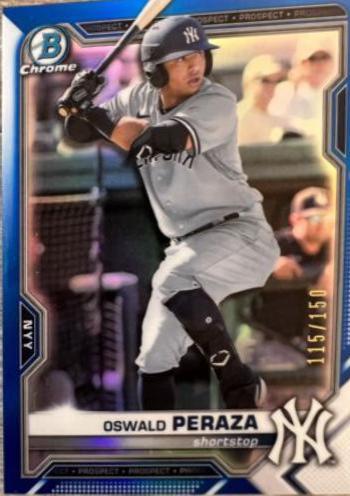Oswald Peraza [Blue Refractor] #BCP-50