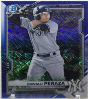 Oswald Peraza [Blue Shimmer Refractor] #BCP-50