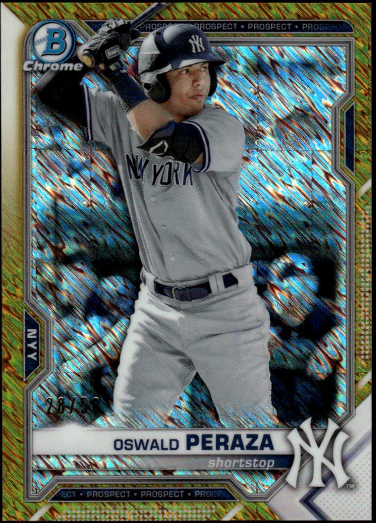 Oswald Peraza [Gold Shimmer Refractor] #BCP-50