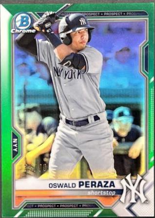 Oswald Peraza [Green Refractor] #BCP-50