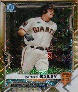 Patrick Bailey [Gold Refractor Mega Box Mojo] #BCP-108