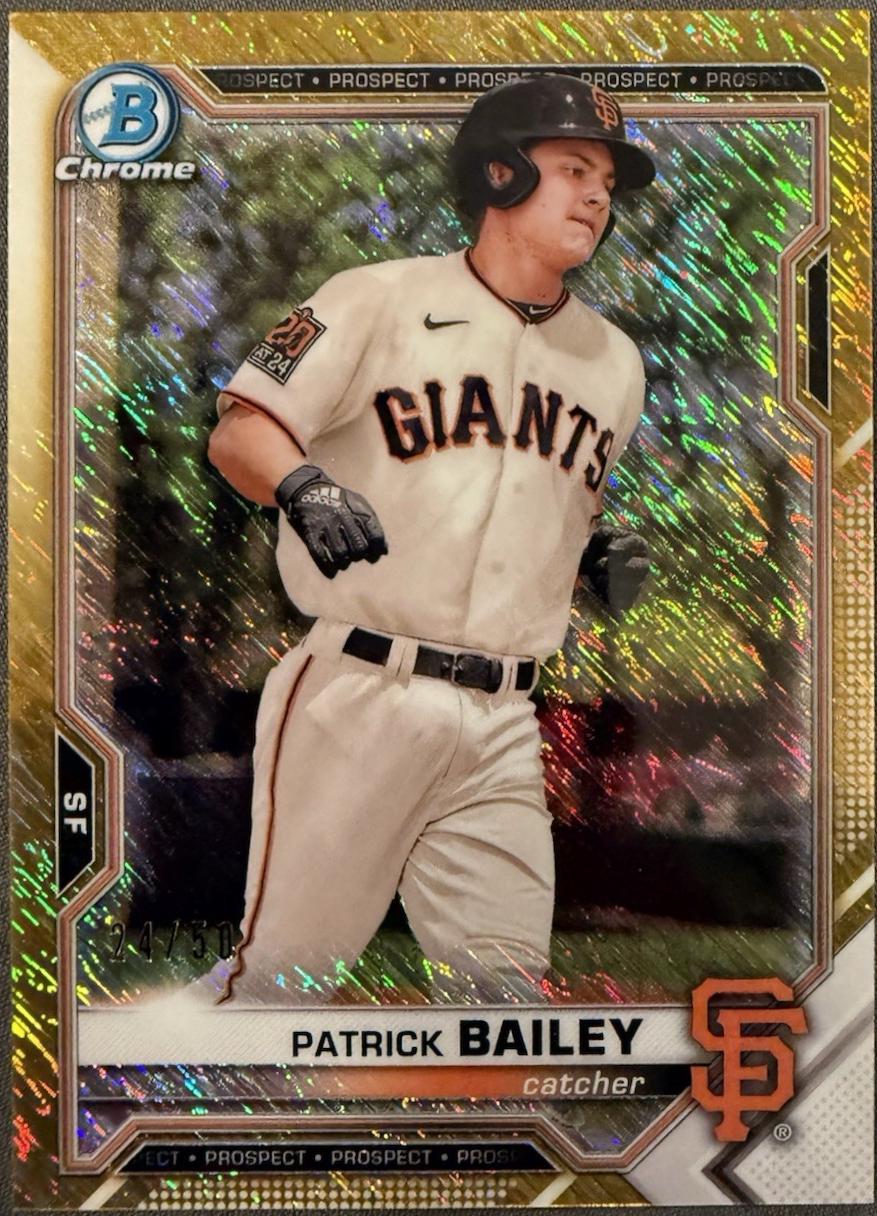 Patrick Bailey [Gold Shimmer Refractor] #BCP-108