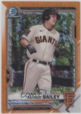 Patrick Bailey [Orange Shimmer Refractor] #BCP-108