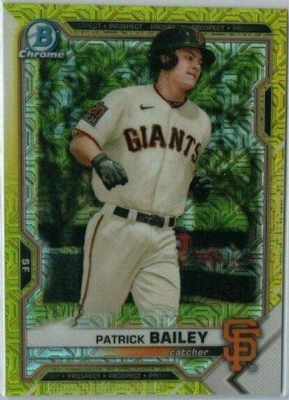 Patrick Bailey [Yellow Refractor Mega Box Mojo] #BCP-108