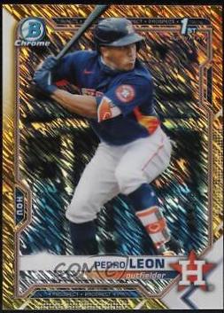Pedro Leon [Gold Shimmer Refractor] #BCP-189