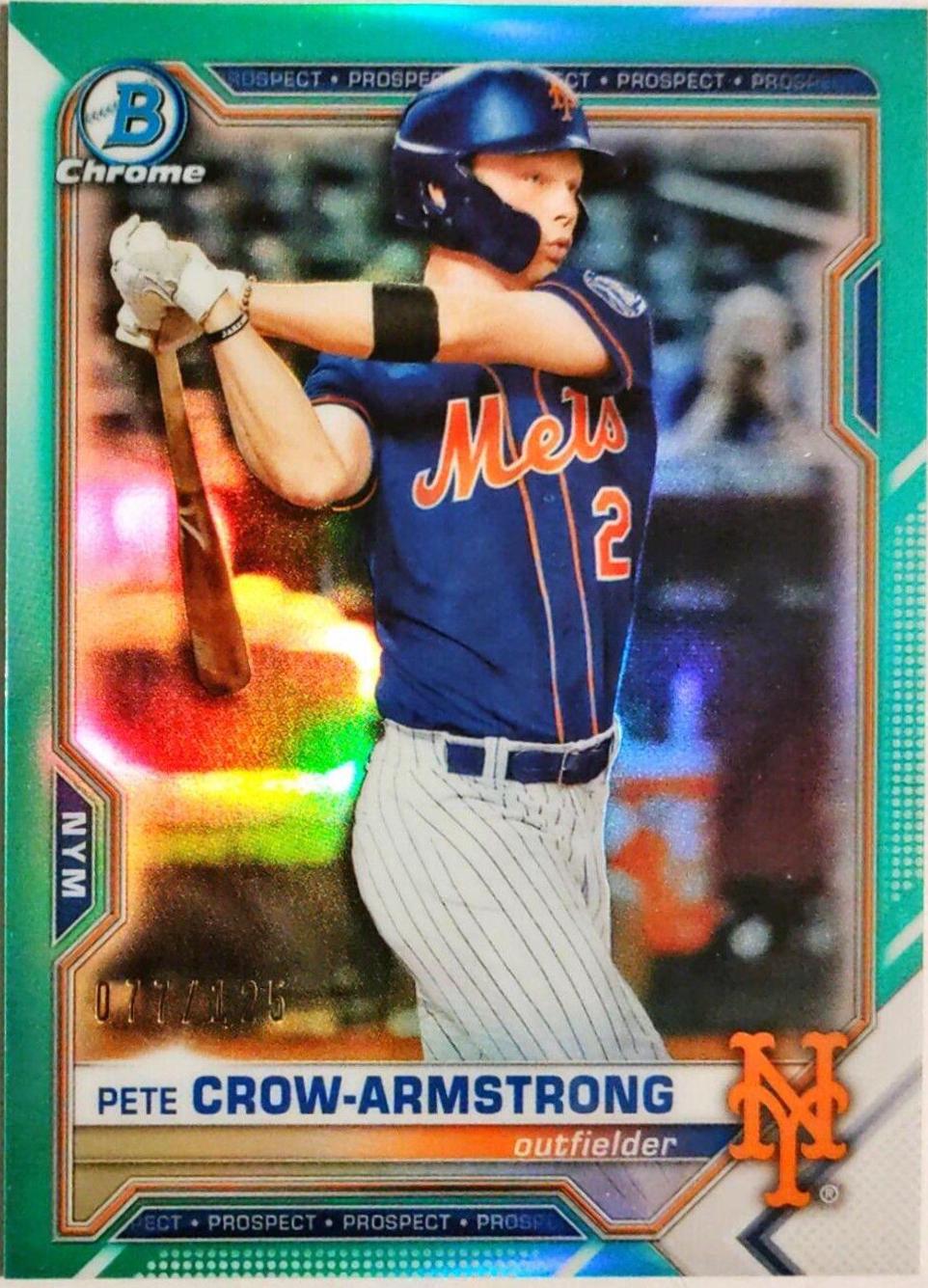 Pete Crow Armstrong [Aqua Refractor] #BCP-22