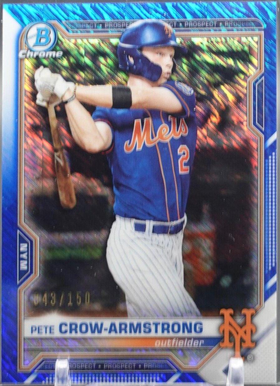 Pete Crow Armstrong [Blue Shimmer Refractor] #BCP-22