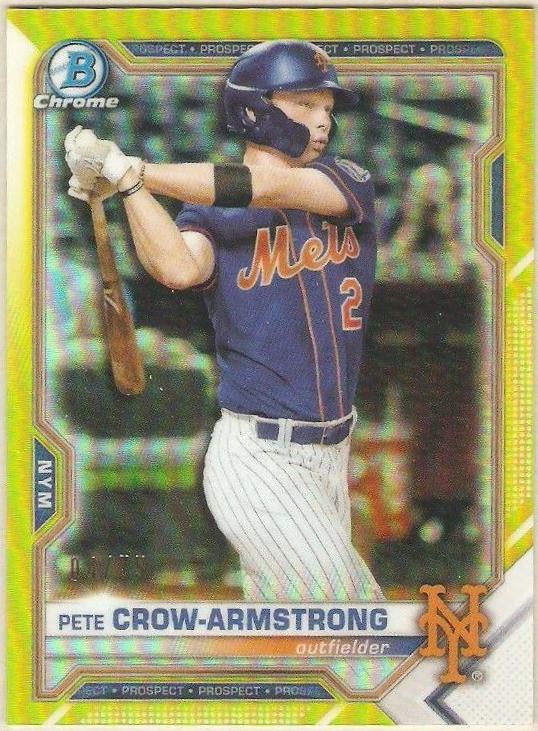 Pete Crow Armstrong [Gold Refractor] #BCP-22
