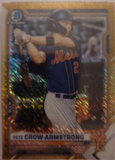 Pete Crow Armstrong [Gold Shimmer Refractor] #BCP-22
