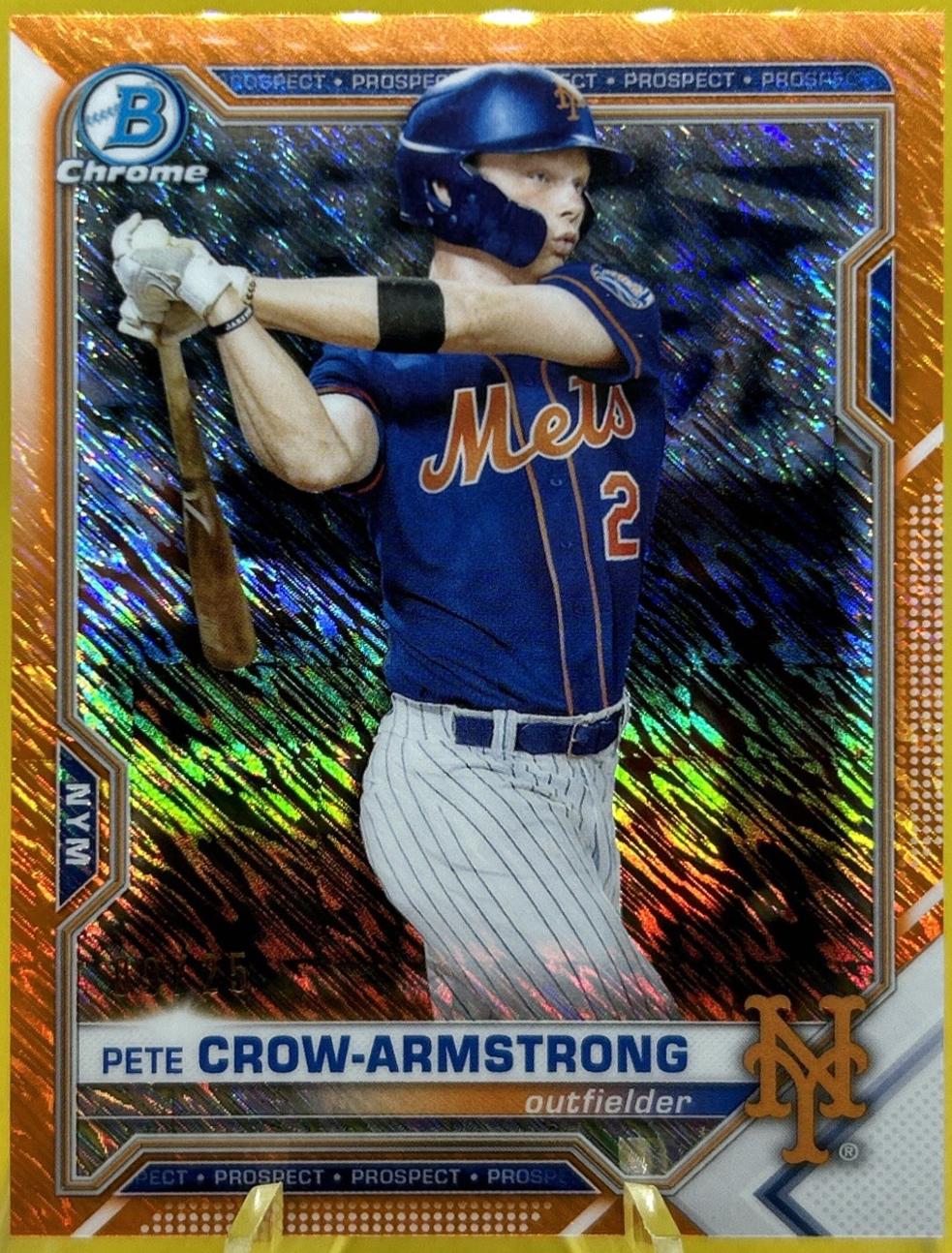 Pete Crow Armstrong [Orange Shimmer Refractor] #BCP-22