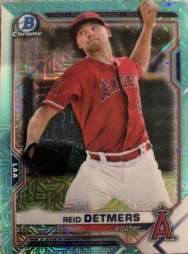 Reid Detmers [Aqua Refractor Mega Box Mojo] #BCP-26
