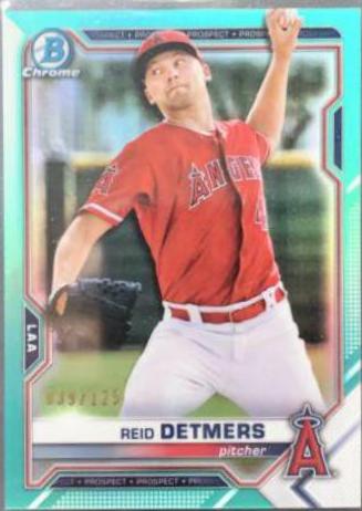 Reid Detmers [Aqua Refractor] #BCP-26