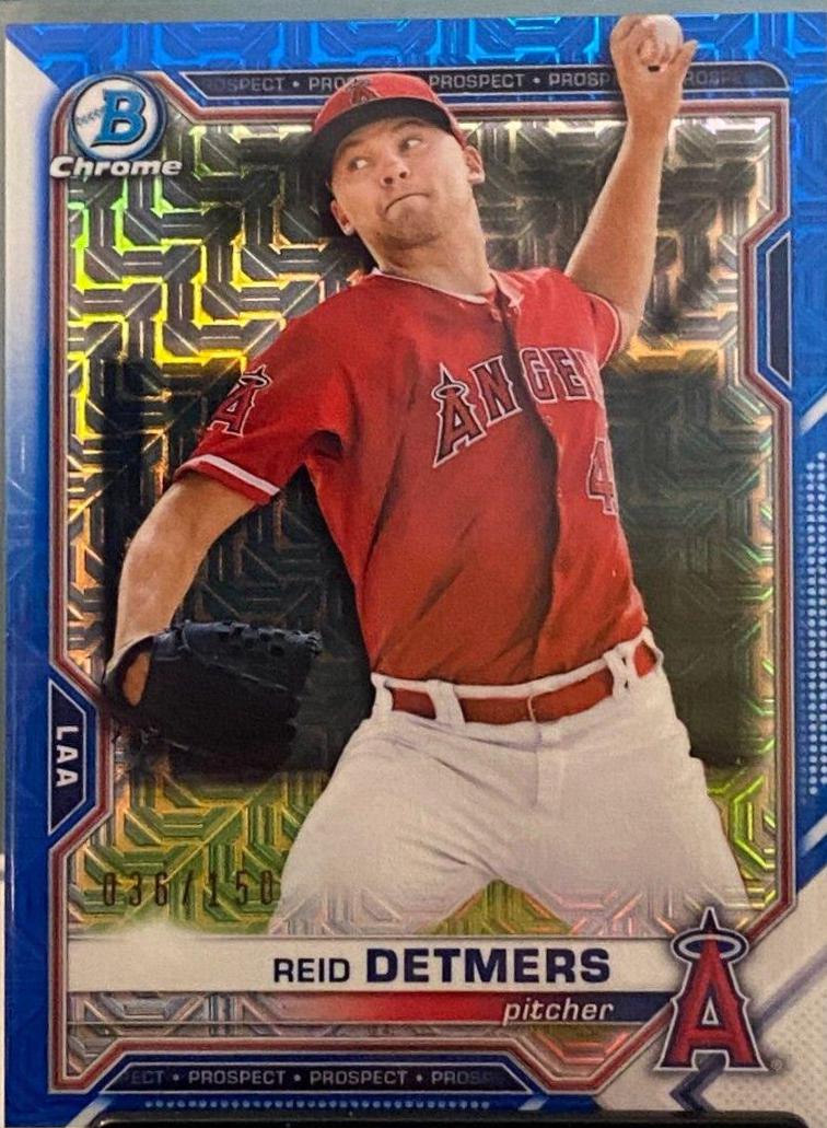 Reid Detmers [Blue Refractor Mega Box Mojo] #BCP-26
