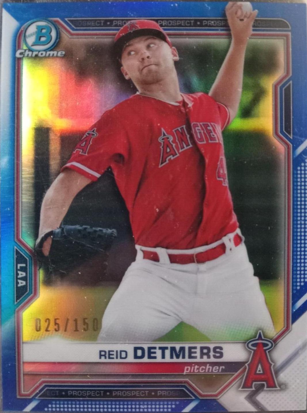 Reid Detmers [Blue Refractor] #BCP-26