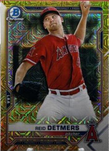 Reid Detmers [Gold Refractor Mega Box Mojo] #BCP-26
