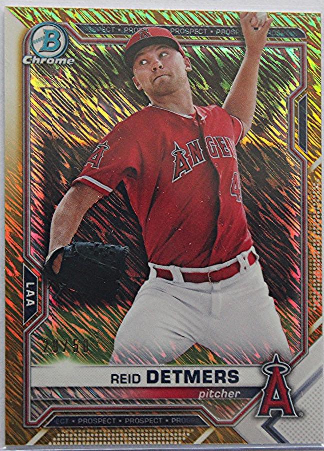 Reid Detmers [Gold Refractor] #BCP-26