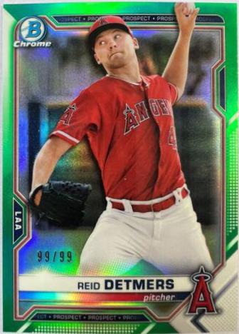 Reid Detmers [Green Refractor] #BCP-26