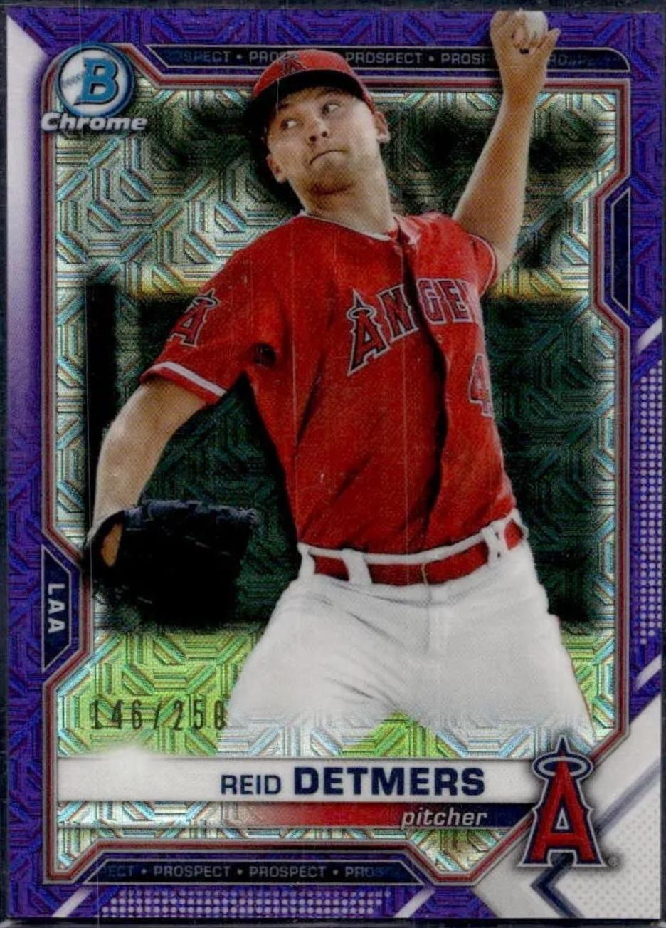 Reid Detmers [Purple Refractor Mega Box Mojo] #BCP-26