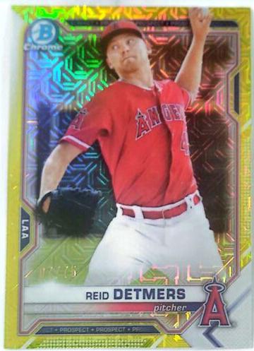 Reid Detmers [Yellow Refractor] #BCP-26