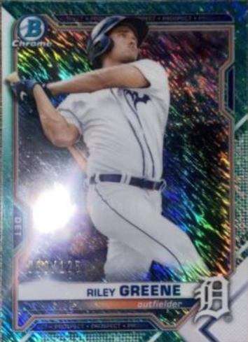 Riley Greene [Aqua Shimmer Refractor] #BCP-4