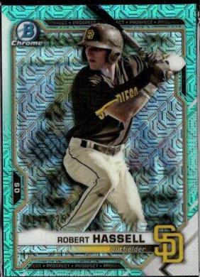 Robert Hassell [Aqua Refractor Mega Box Mojo] #BCP-120