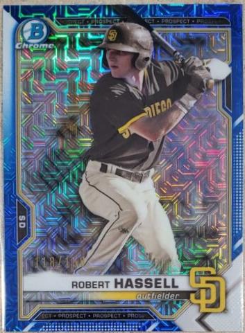 Robert Hassell [Blue Refractor Mega Box Mojo] #BCP-120