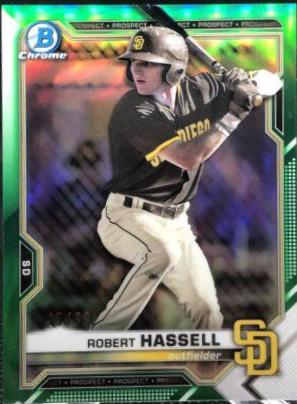 Robert Hassell [Green Refractor] #BCP-120
