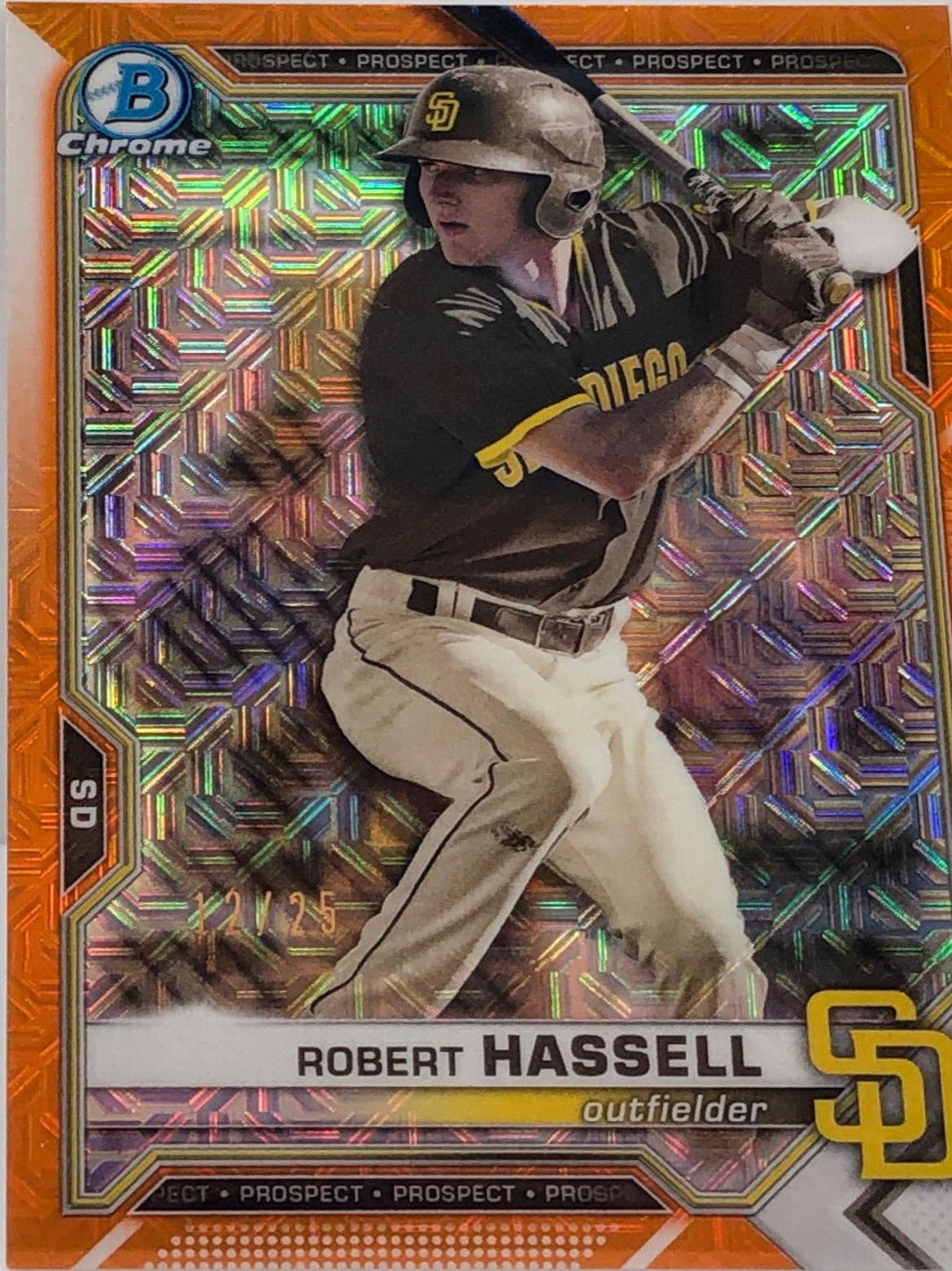 Robert Hassell [Orange Refractor Mega Box Mojo] #BCP-120