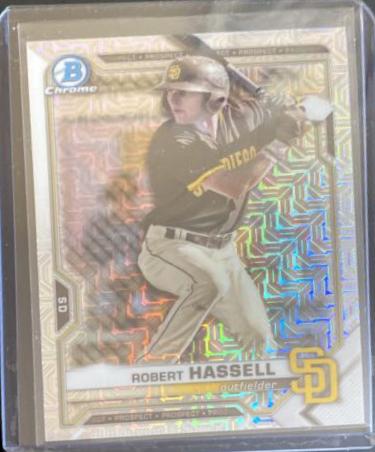 Robert Hassell [Yellow Refractor Mega Box Mojo] #BCP-120