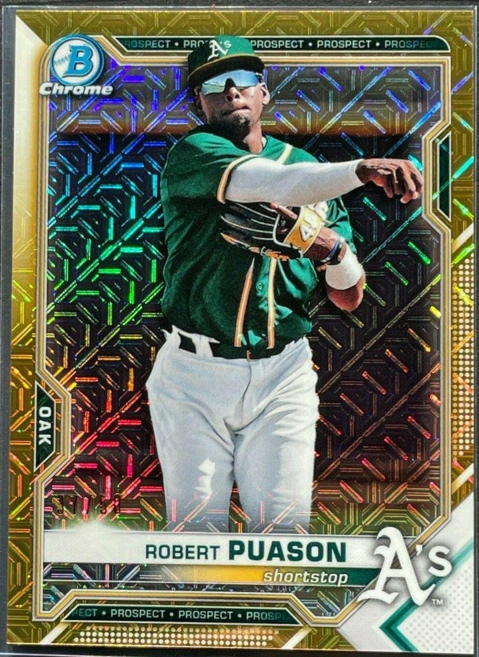 Robert Puason [Gold Refractor Mega Box Mojo] #BCP-218