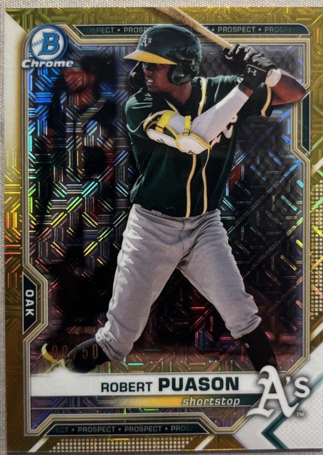 Robert Puason [Gold Refractor Mega Box Mojo] #BCP-45