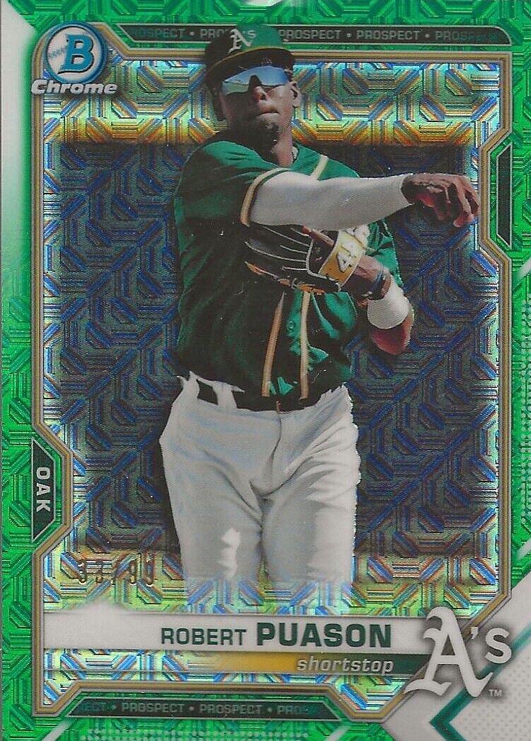 Robert Puason [Green Refractor Mega Box Mojo] #BCP-218